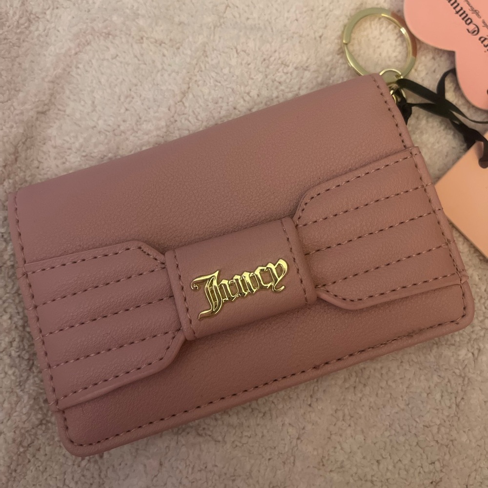 Juicy Couture Bow Flap Card Case